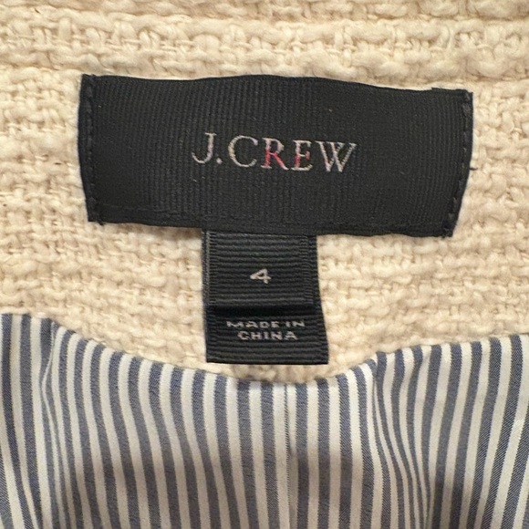 J. Crew Tweed Raw Edge Lady Jacket Blazer - Picture 5 of 11